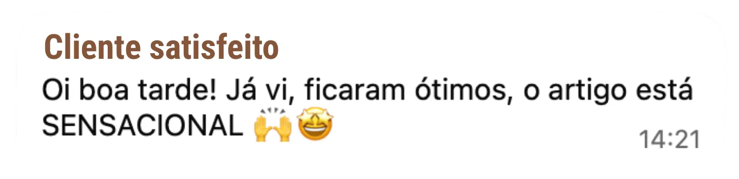 Depoimento de cliente da Core